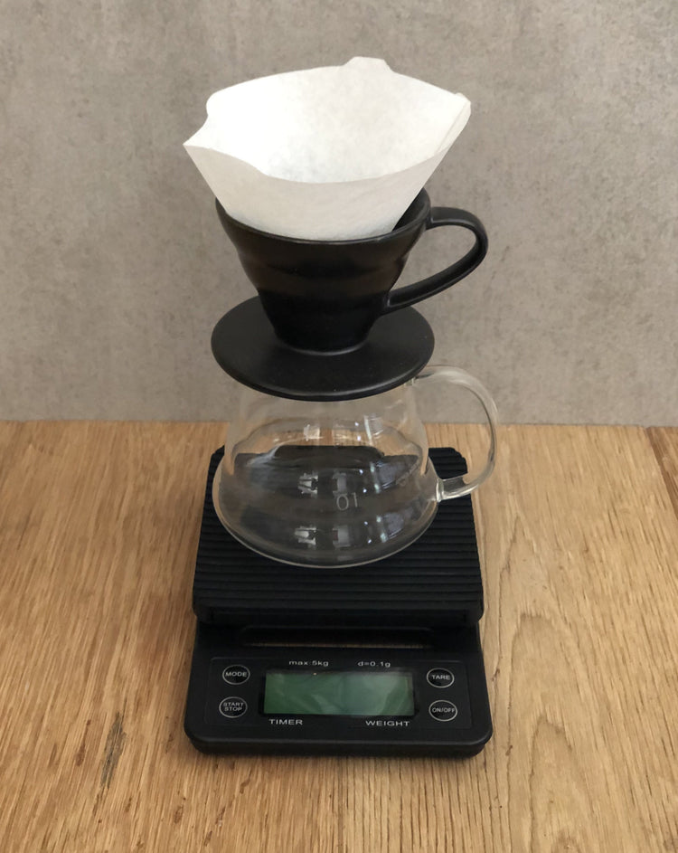 Weegschaal met timer